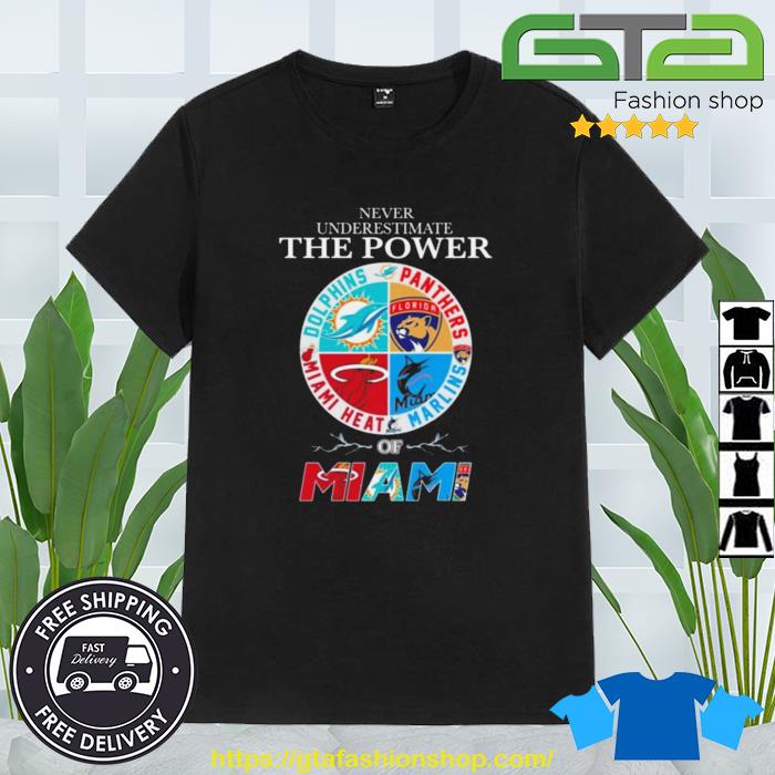 Never Underestimate The Power Of Miami 2023 Shirt