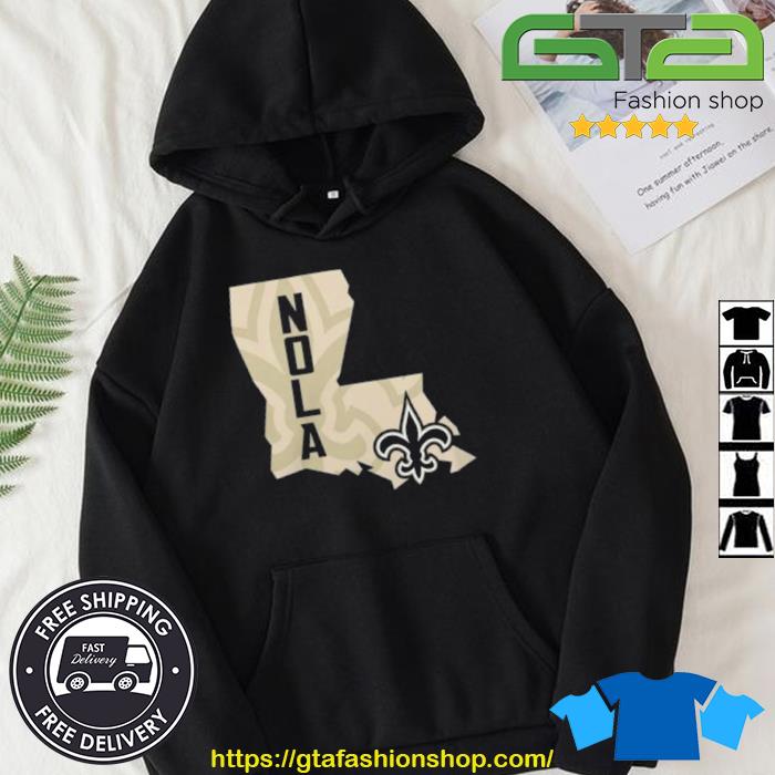 New Orleans saints nola local essential t-shirt, hoodie, sweater, long  sleeve and tank top