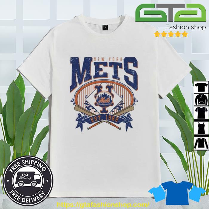 Tops, Vintage New York Mets Est 1962 Logo Sweatshirt Mlb Baseball Shirt  Tee