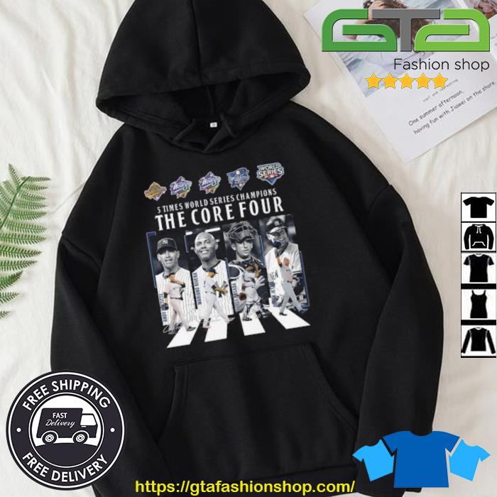 New York Yankees The Core Four Abbey Road shirt