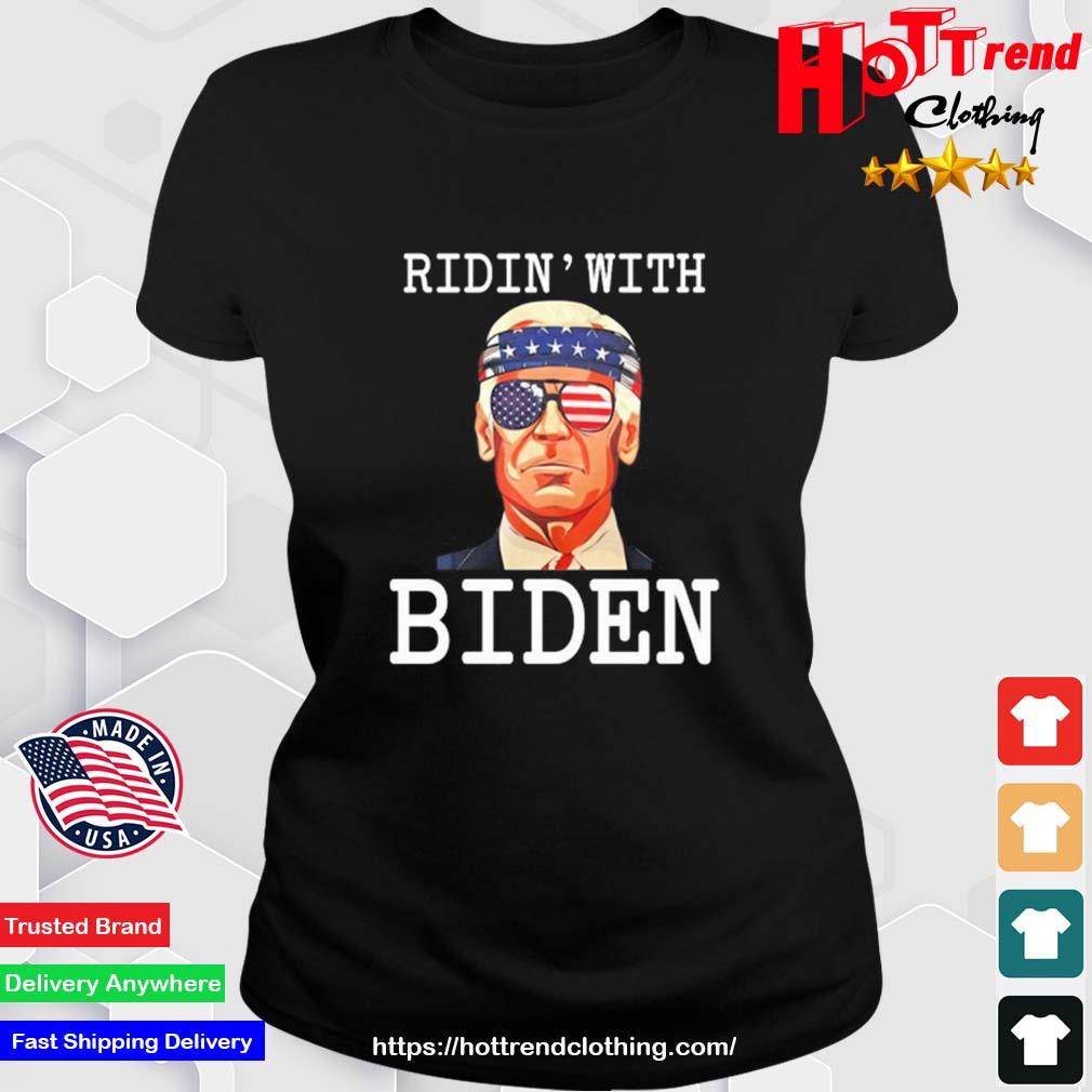 Nice Chris Mowrey Ridin With Biden Shirt Ladies