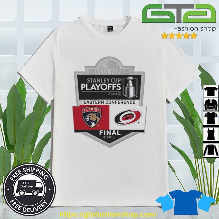 Nice Florida Panthers Vs Carolina Hurricanes 2023 Eastern Conference Final Shirt