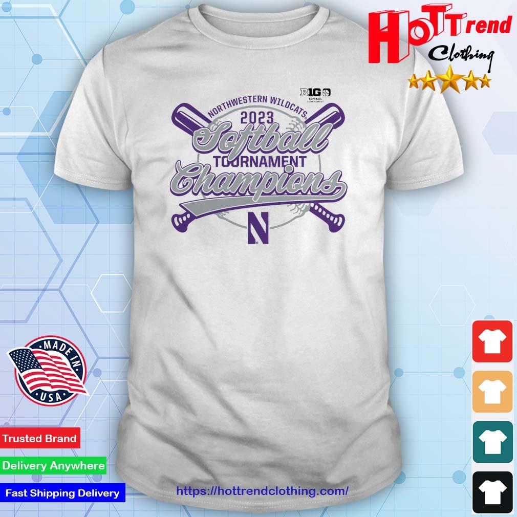 Northwestern Wildcats 2023 NCAA Big Ten Softball Conference Tournament Champions shirt