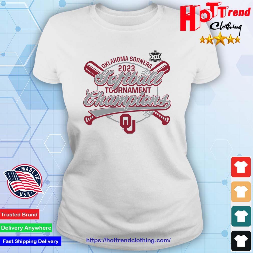 Oklahoma Sooners 2023 NCAA Big 12 Softball Conference Tournament Champions Ladies