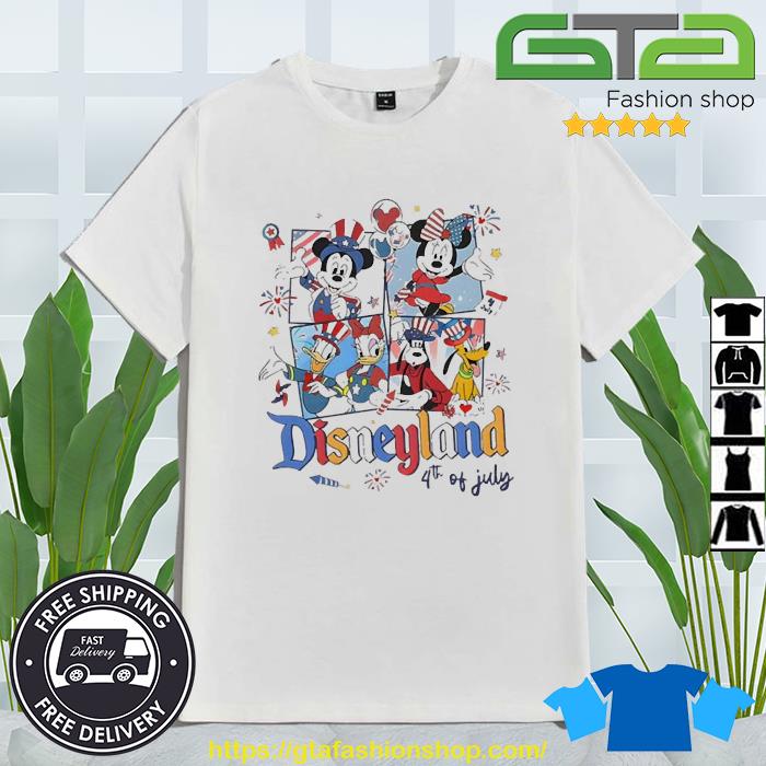 Original Retro Mickey And Friends 4th Of July 2023 Shirt