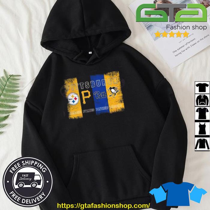 Pittsburgh Steelers Pittsburgh Pirates Pittsburgh Panthers Pittsburgh  Penguins logo shirt, hoodie, sweater, long sleeve and tank top
