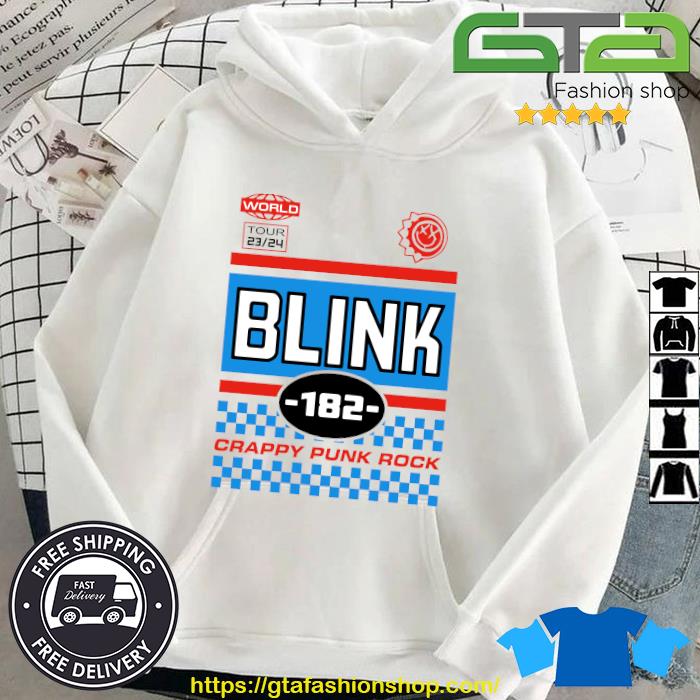 Premium 2023-2024 Blink-182 Crappy Punk Rock Shirt Hoodie