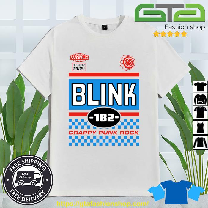 Premium 2023-2024 Blink-182 Crappy Punk Rock Shirt