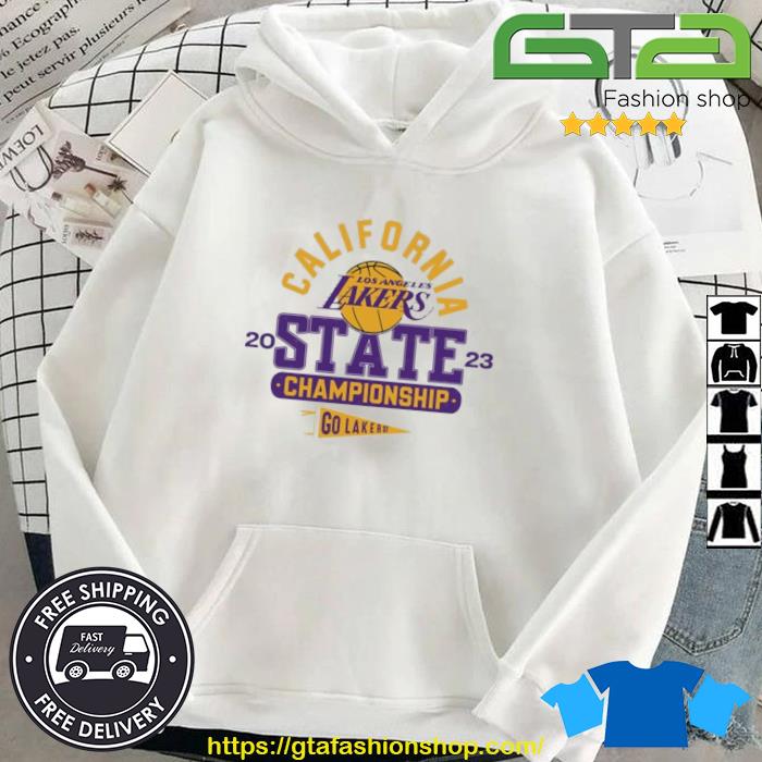 Premium California Los Angeles Lakers 2023 State Championship Shirt Hoodie