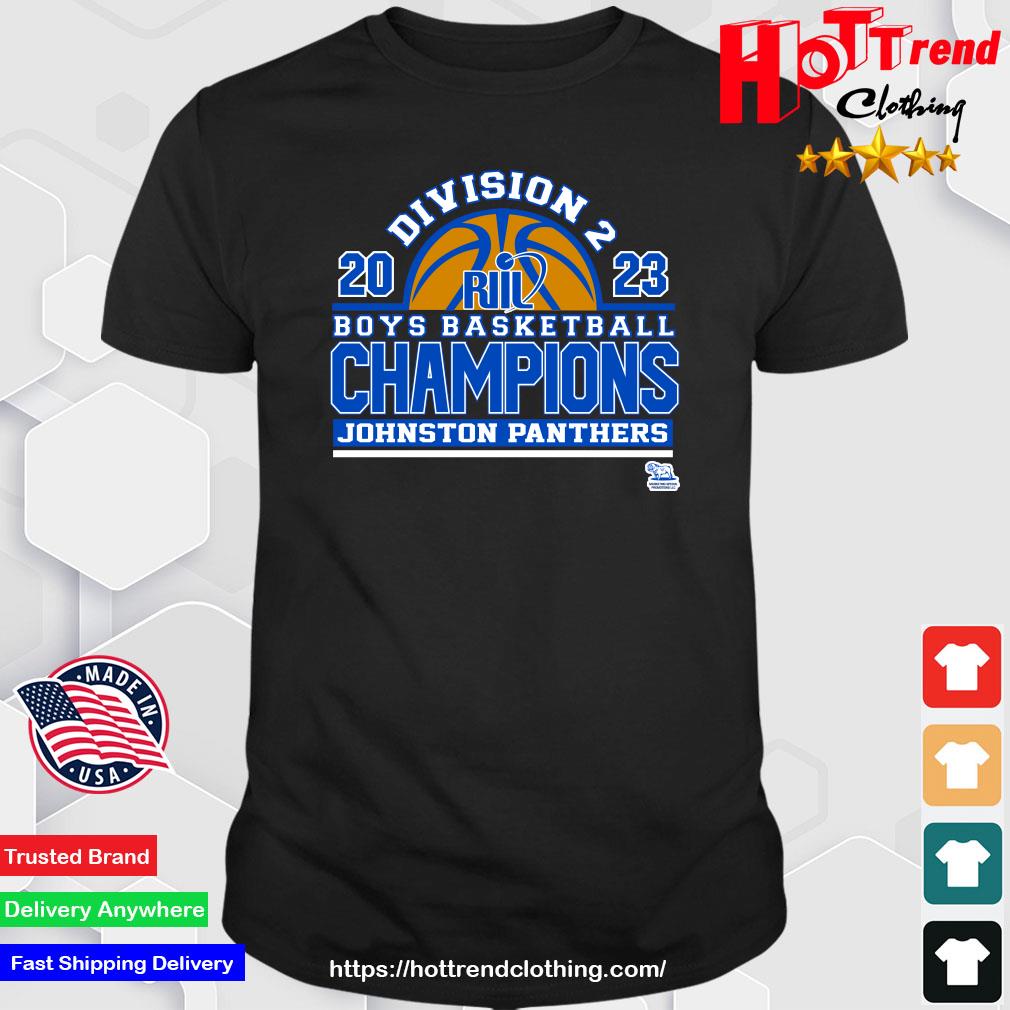 Premium Johnston Panthers 2023 Division 2 Boys Basketball Champions shirt