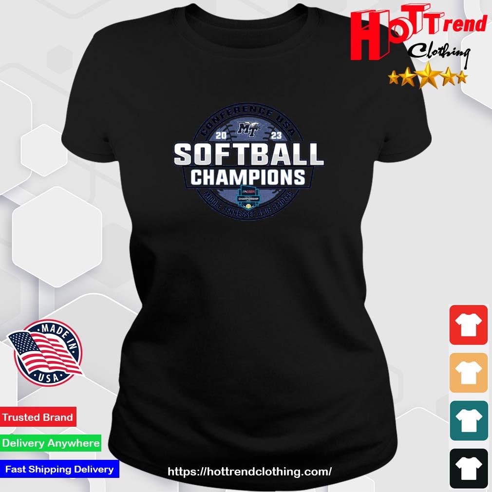 Premium MTSU Blue Raiders 2023 NCAA C-USA Softball Conference Tournament Champions Ladies