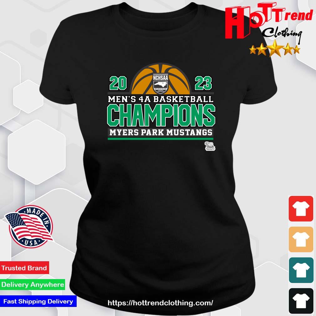 Premium Myers Park Mustangs 2023 Men's 4a Basketball Champions Ladies