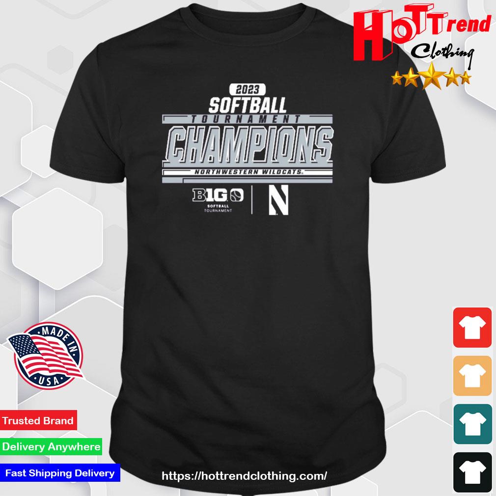Premium Northwestern Wildcats 2023 NCAA Big Ten Softball Conference Tournament Champions Locker Room shirt