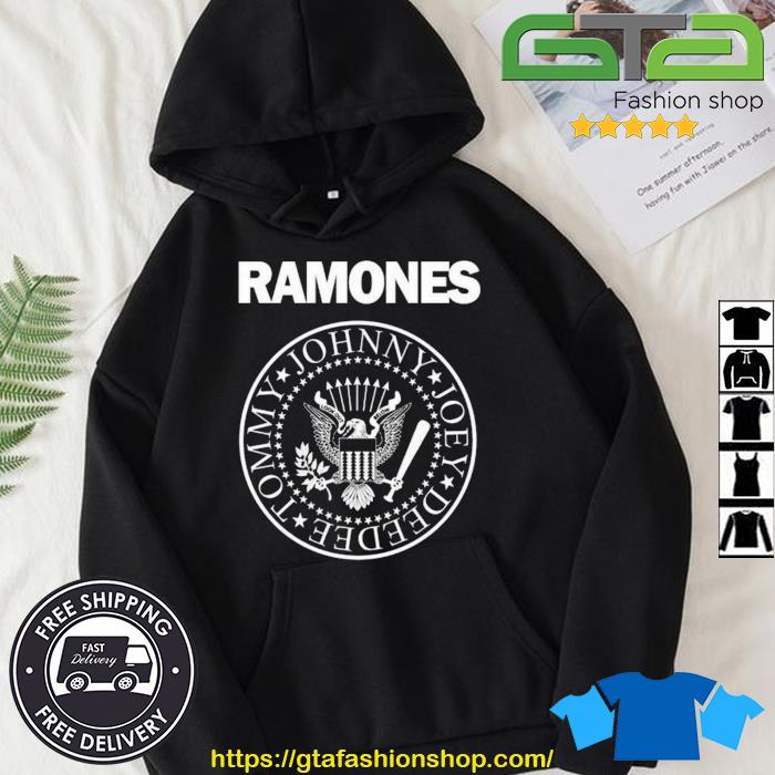 Ramones Johnny Joey Deedee Tommy Shirt Hoodie
