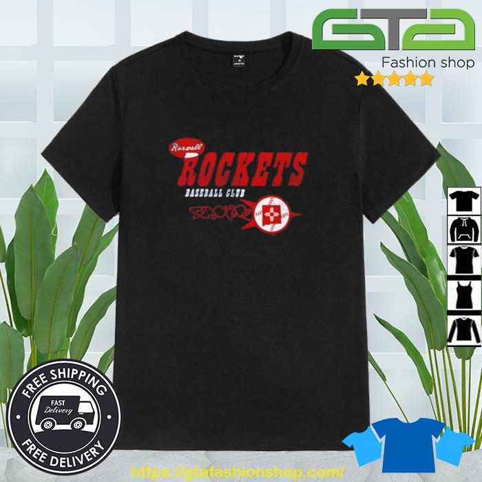 Roswell Rockets Baseball Logo Shirt