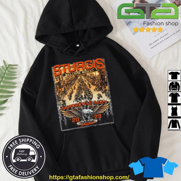 Sturgis Welcome Riders Motorcycle Rally 2023 Shirt Hoodie
