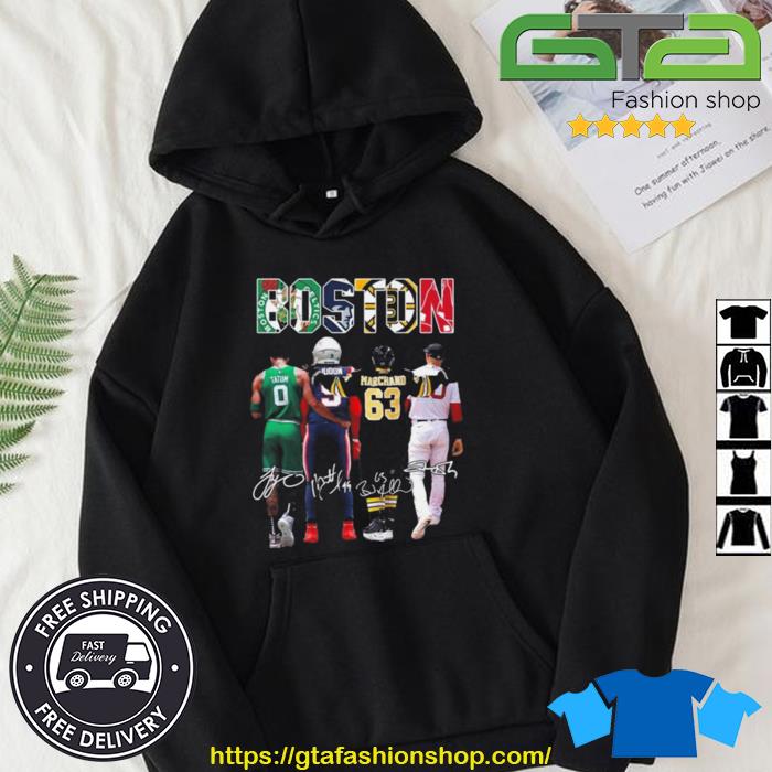 Tatum Marchand Boston Celtics New England Patriots Boston Bruins And Boston Red Sox Signatures Shirt Hoodie