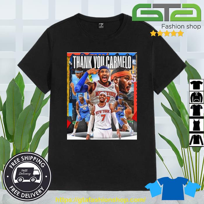 Thank You Carmelo Anthony Basketball Shirt