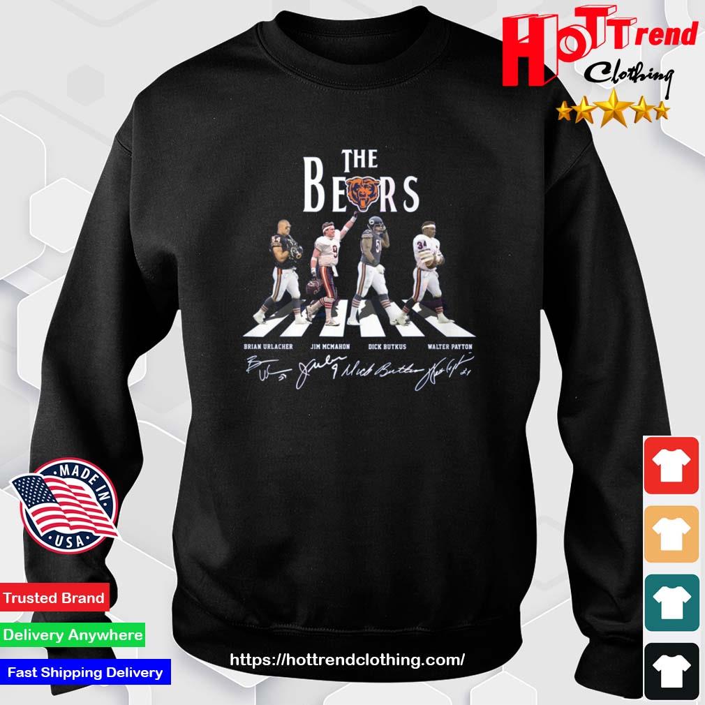 Chicago Bears The Bears Walking Abbey Road Brian Urlacher Jim Mcmahon Dick  Butkus Walter Payton Signature 2023 Shirt - Guineashirt Premium ™ LLC