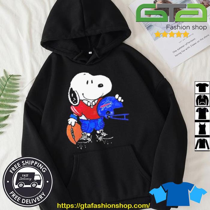 The Peanuts Snoopy For Buffalo Bills Football s Hoodie