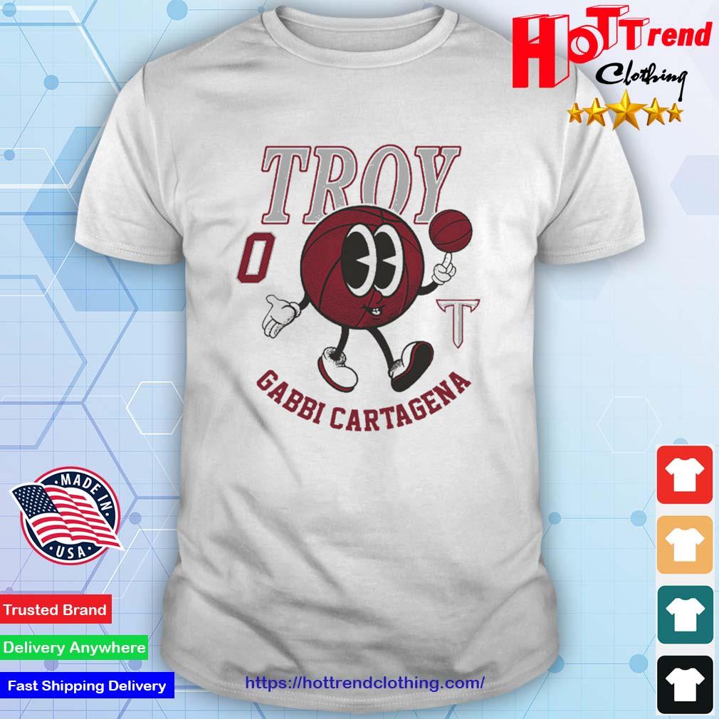 Troy Trojans NCAA Women's Basketball Gabbi Cartagena shirt