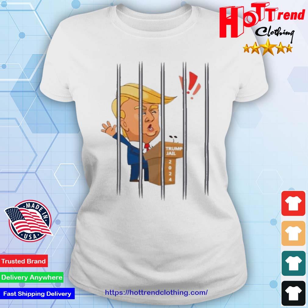 Trump Jail 2024 Trump In Prison Indicted Shirt Ladies