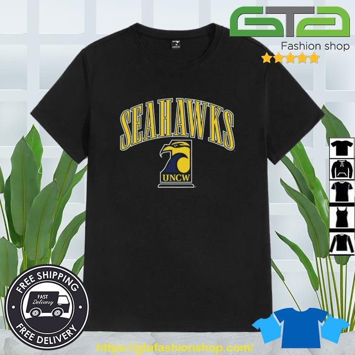 Womens UNCW UNC Wilmington Seahawks Sideline Apparel Short Sleeve Shirt  Large