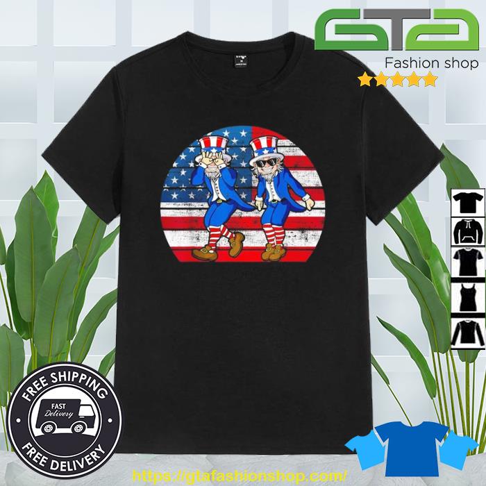 Uncle Sam Griddy Dance Funny 4th Of July Independence Day Shirt