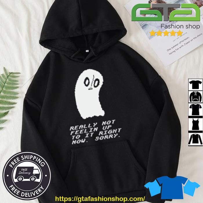 Undertale Quote Of A Ghost Shirt Hoodie