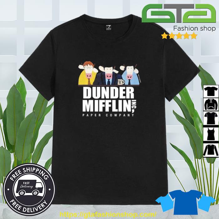 World's Best Boss This Is A Parody Dunder Moofflin Inc Paper Cowpany Shirt