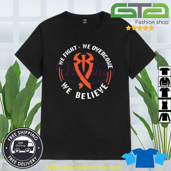 WWE YOUTH Boys Roman Reigns We Fight We Overcome We Believe Shirt