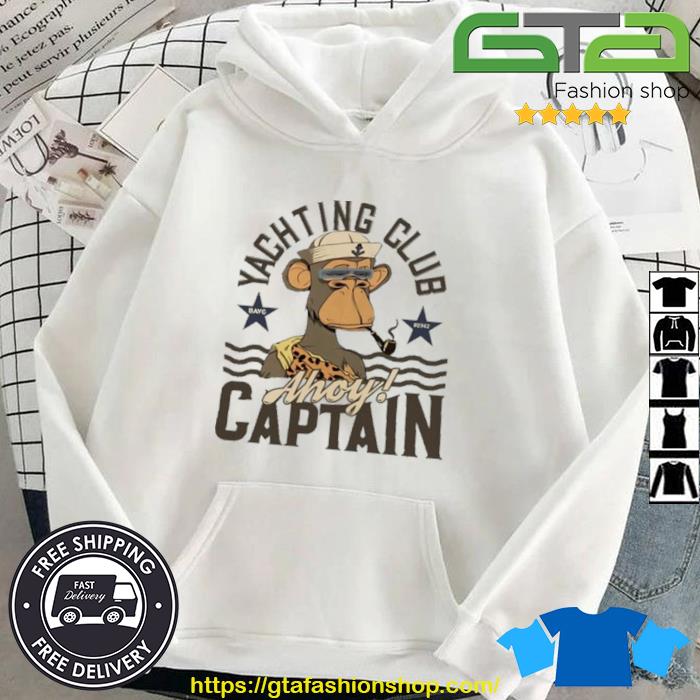 Yachting Club Bayc 8942 Ahoy Captain Shirt Hoodie