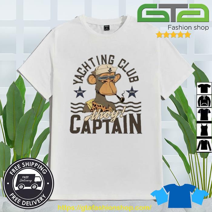 Yachting Club Bayc 8942 Ahoy Captain Shirt