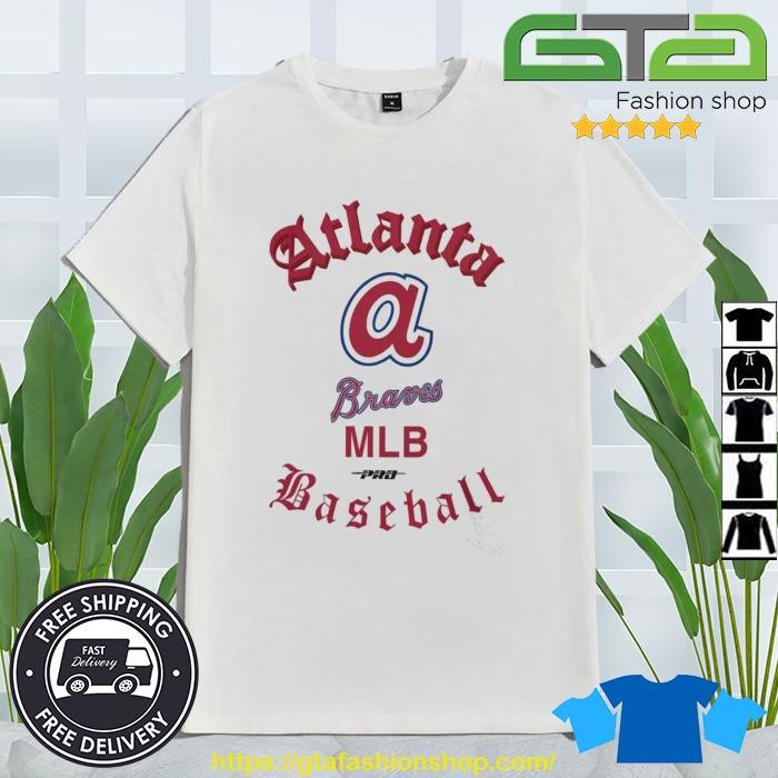 Atlanta Braves Baseball Pro Cooperstown Collection Old English T