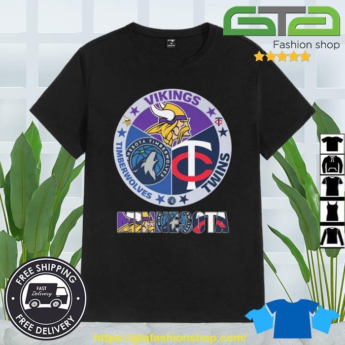 Minnesota Vikings Twins And Timberwolves City Champions Shirt, hoodie,  sweater, long sleeve and tank top