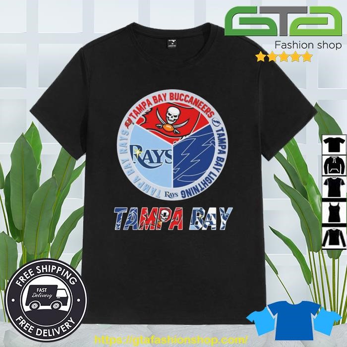 Tampa Bay Buccaneers And Lightning x Rays Logo Shirt, hoodie, sweater, long  sleeve and tank top