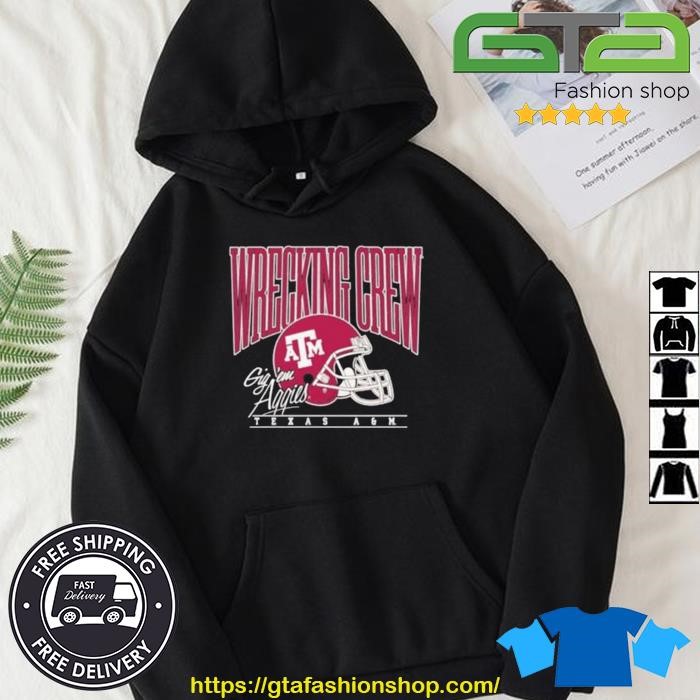 Premium Wrecking Crew Texas A&M Football Gig Em Aggies Shirt