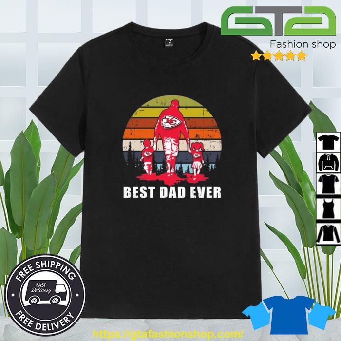 Best Dad Ever Kansas City Chiefs Vintage 2023 Shirt