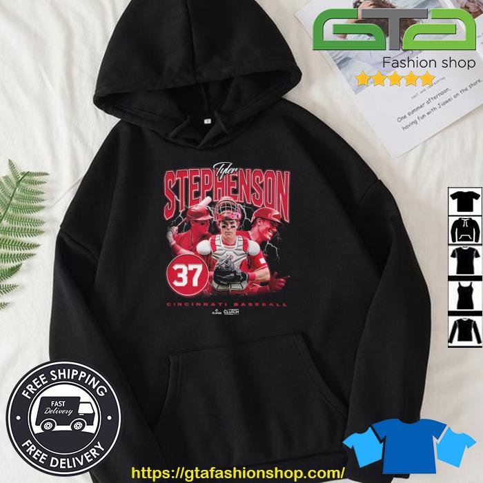 Tyler Stephenson 37 retro Cincinnati baseball shirt, hoodie, sweater, long  sleeve and tank top