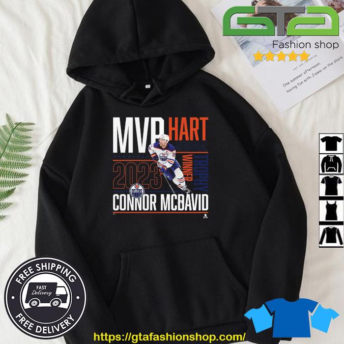 Design Connor McDavid Edmonton Oilers 2023 Hart Trophy Winner T-Shirt,  hoodie, sweater, long sleeve and tank top