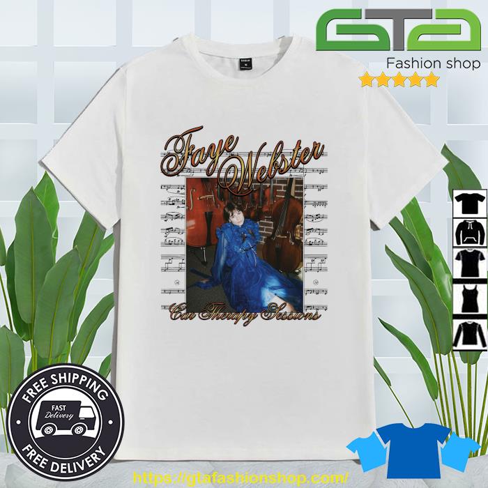 Faye Webster Merch Car Therapy Sessions Sheet Music Shirt Faye Webster Merch Car Therapy Sessions Sheet Music Shirt