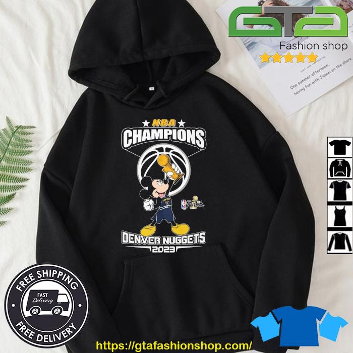 Design funny Mickey Mouse Denver Nuggets NBA Championship T Shirt