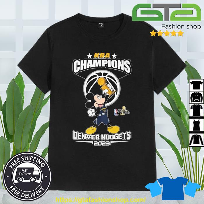 Funny Mickey Mouse Denver Nuggets NBA Championship T Shirt, Denver