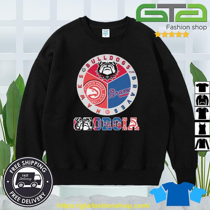 Georgia City Of Champions Atlanta Braves and Georgia Bulldogs First Time  Champions Together Shirt, hoodie, sweater, long sleeve and tank top