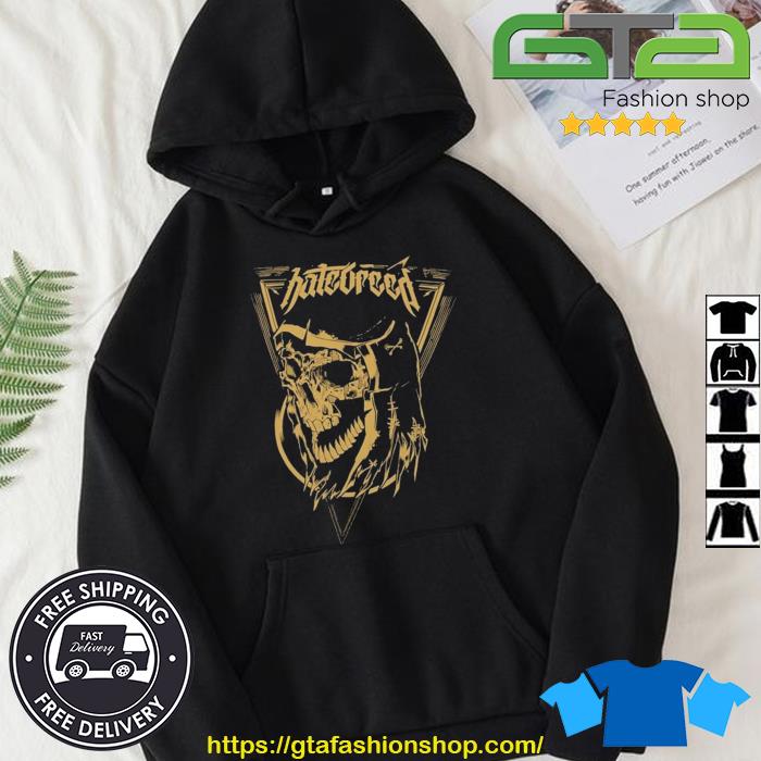 Hatebreed Gold Skull Logo Shirt Hoodie