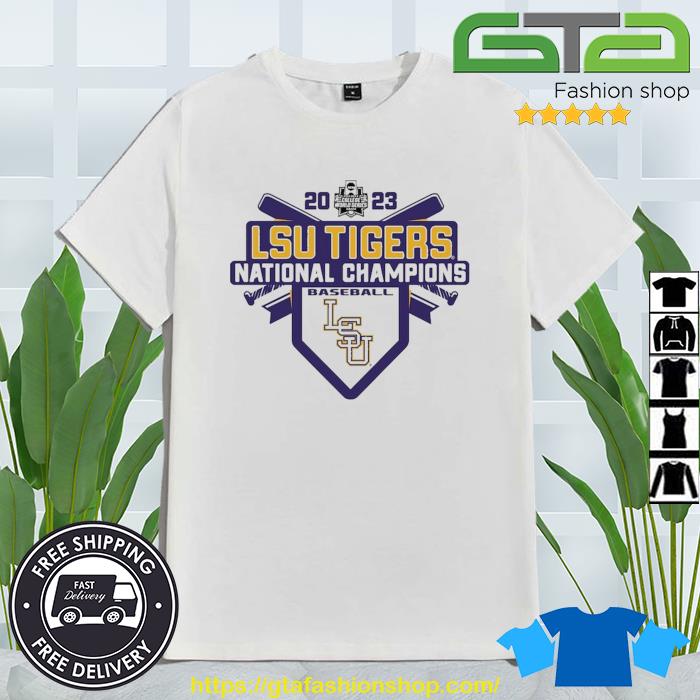 LSU Tigers Baseball 2023 Men College World Series Champions