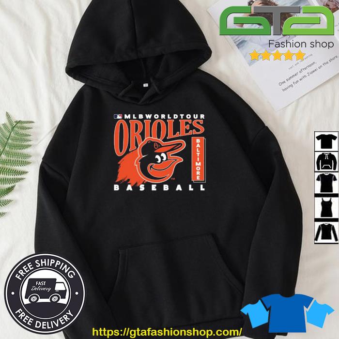 MLB World Tour Baltimore Orioles baseball logo 2023 shirt, hoodie
