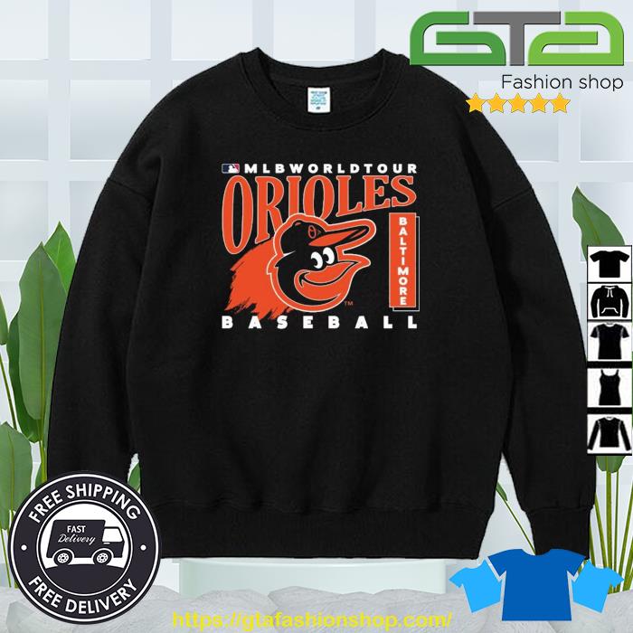 MLB World Tour Baltimore Orioles baseball logo 2023 shirt, hoodie