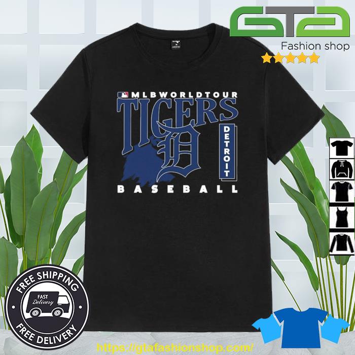 MLB World Tour Detroit Tigers baseball logo 2023 shirt, hoodie