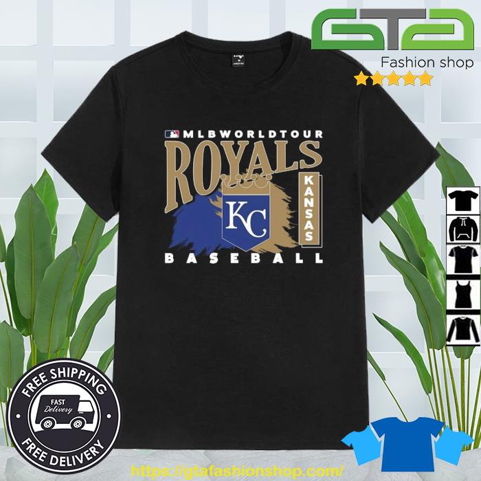 Mlb World Tour Kansas City Royals Baseball Logo 2023 Shirt